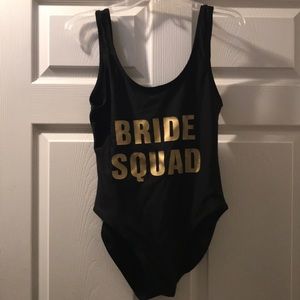 Bride Squad Bathing Suit